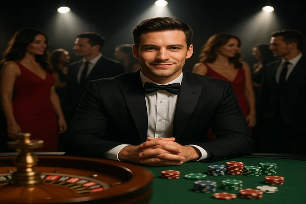 bd111-র নিয়ন আলোয় সজ্জিত আধুনিক গেমিং প্ল্যাটফর্ম পরিবেশে স্টাইলিশ উপস্থাপনা